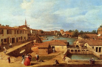 Venecia clásica Painting - dolo en el Brenta Canaletto Venecia